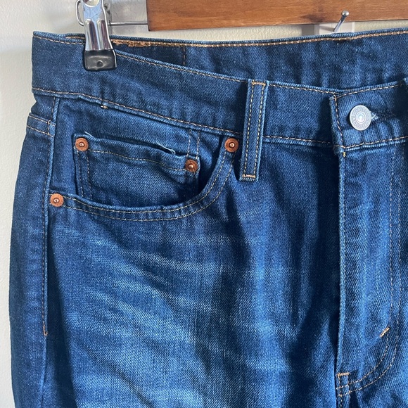 Levi’s 514 Straight Leg Jeans, Dark Wash, Men’s 33 x 30 - Picture 4 of 7